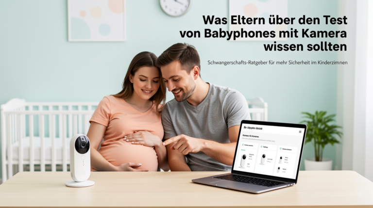 Eltern informieren sich über den Test von Babyphones mit Kamera und deren Leistungen