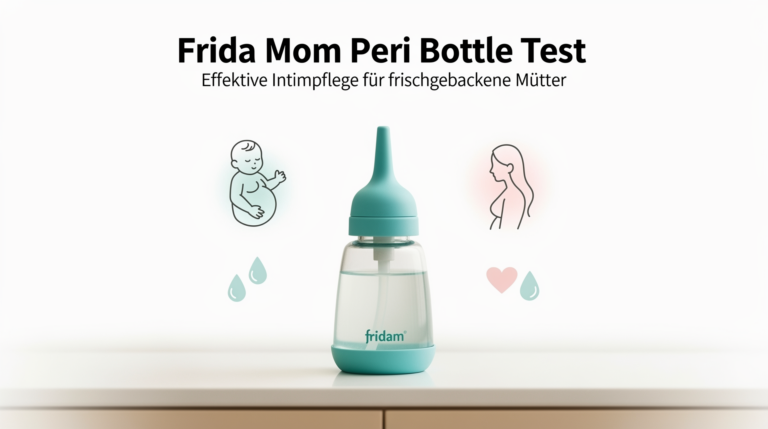 Frida Mom Peri Bottle Test: Effektive Intimpflege für frischgebackene Mütter Frida Mom Peri Bottle Test für sanfte Intimpflege frischgebackener Mütter