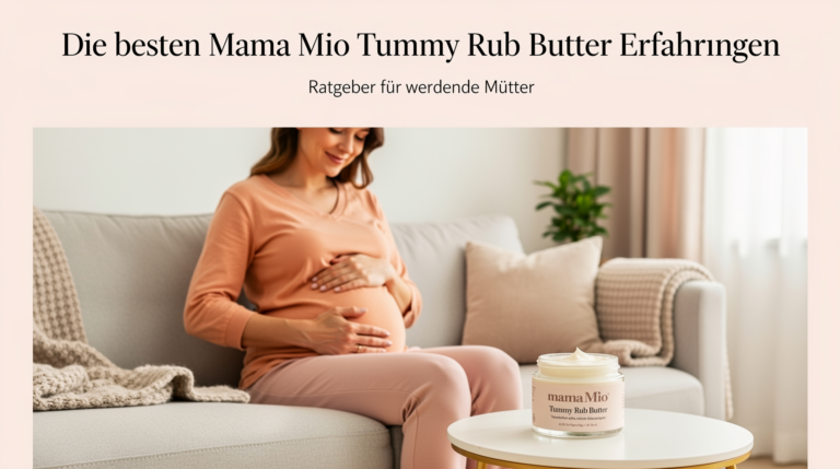 Mama Mio Tummy Rub Butter Erfahrungen für werdende Mütter zur Hautpflege in der Schwangerschaft