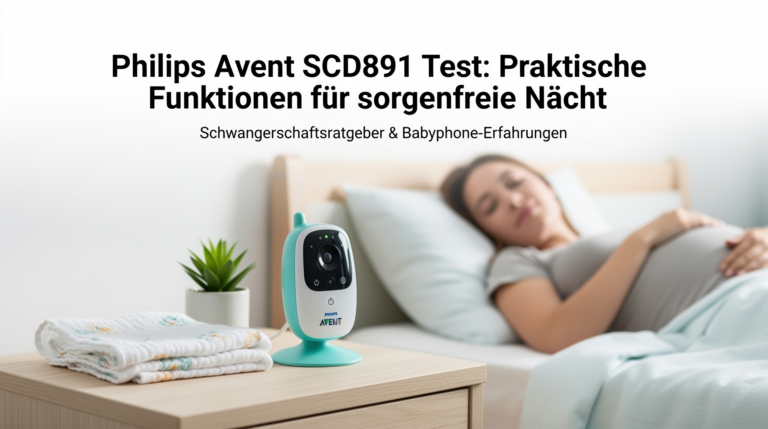 Philips Avent SCD891 Test: Smart Babyphone für sichere Nächte mit Bild- und Tonüberwachung