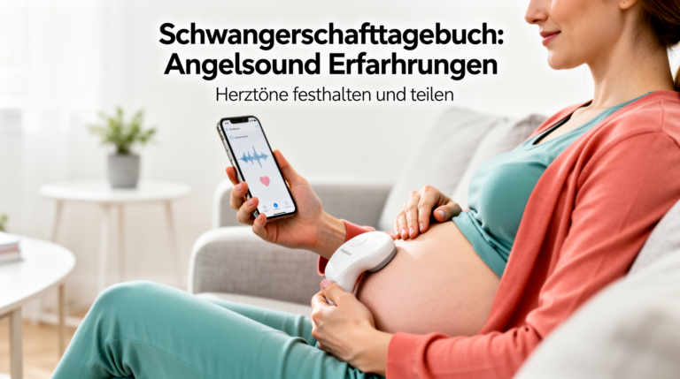 Schwangerschaftstagebuch Angelsound Erfahrungen: Herztöne festhalten und emotionale Momente teilen