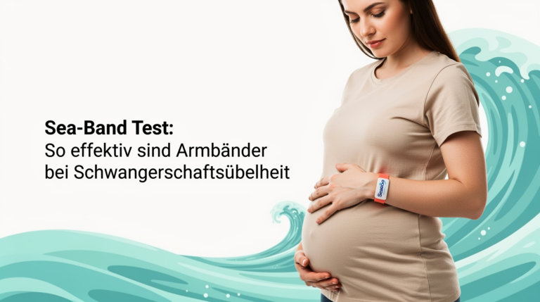 Sea-Band Test zur Linderung von Schwangerschaftsübelkeit mit Akupressurarmbändern