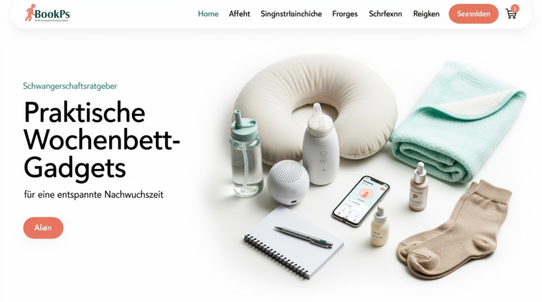 Praktische Wochenbett Gadgets für entspannte Momente nach der Geburt