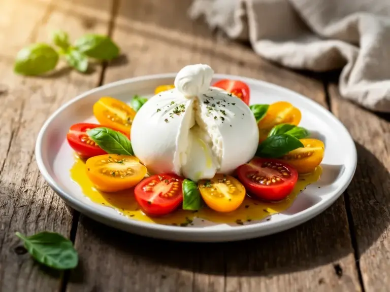 Schwangerschaft und Burrata: Käsespezialität sicher genießen Burrata in der Schwangerschaft – sicher genießen mit pasteurisierter Milch
