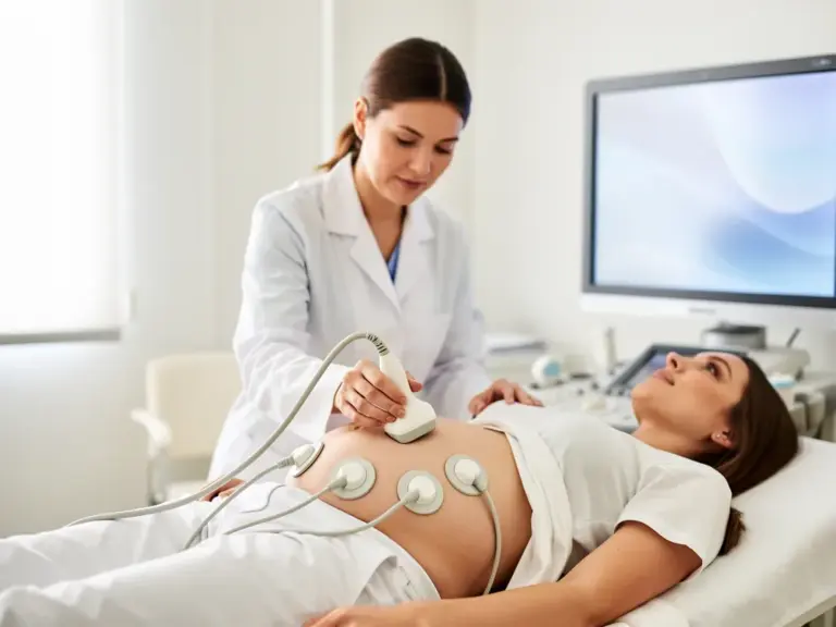 CTG und Ultraschall in der Schwangerschaft: Herzfrequenzmessung und Fötusvisualisierung