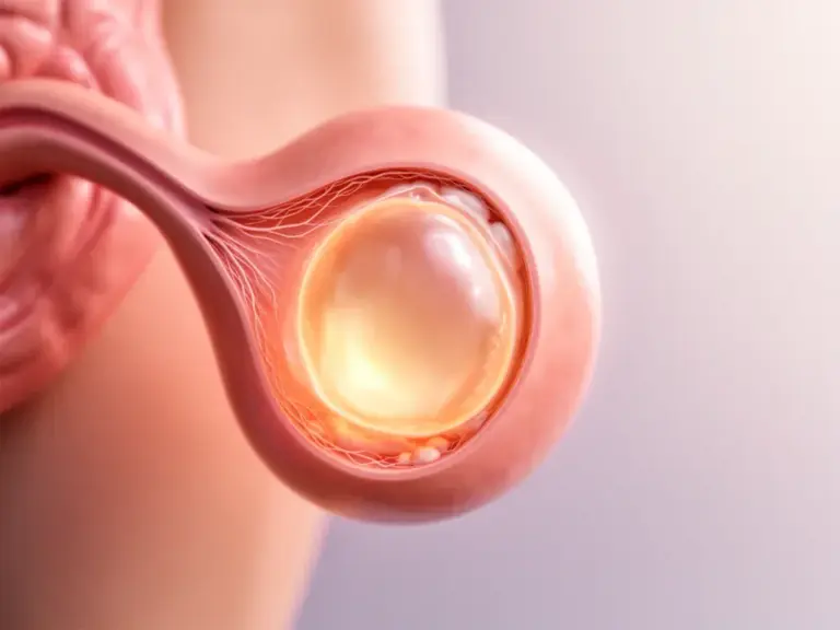 Illustration des weiblichen Zyklus und der Eisprung funktion für den Blogartikel