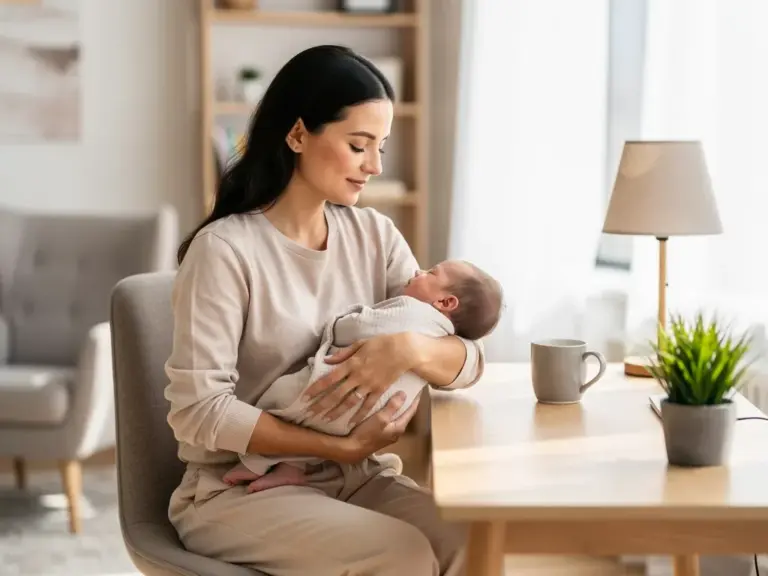 Elterngeld und Elternzeit effektiv aufeinander abstimmen Elternpaar plant gemeinsam Elterngeld und Elternzeit für Familienzeit zuhause