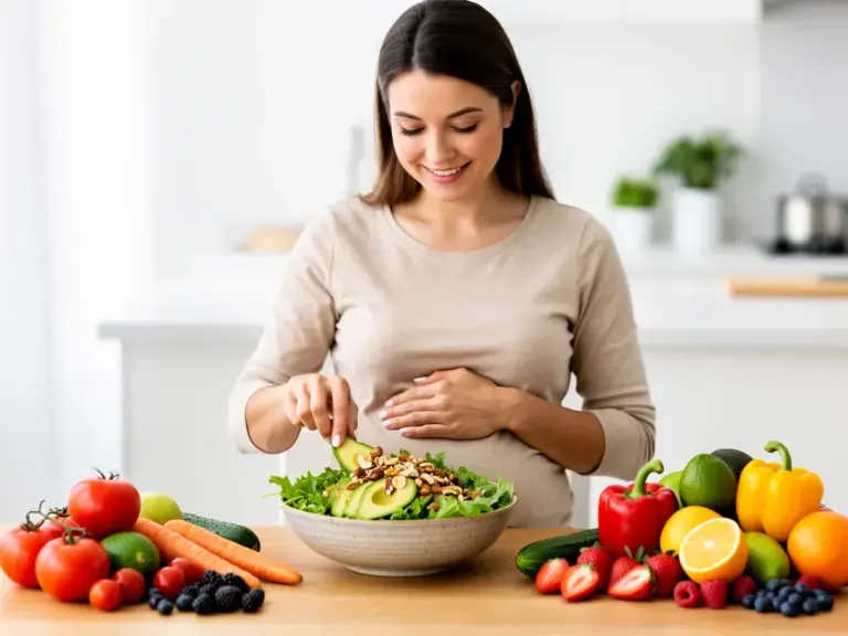 Beitragsbild zu Ernährung und Nahrungsergänzung in der Schwangerschaft