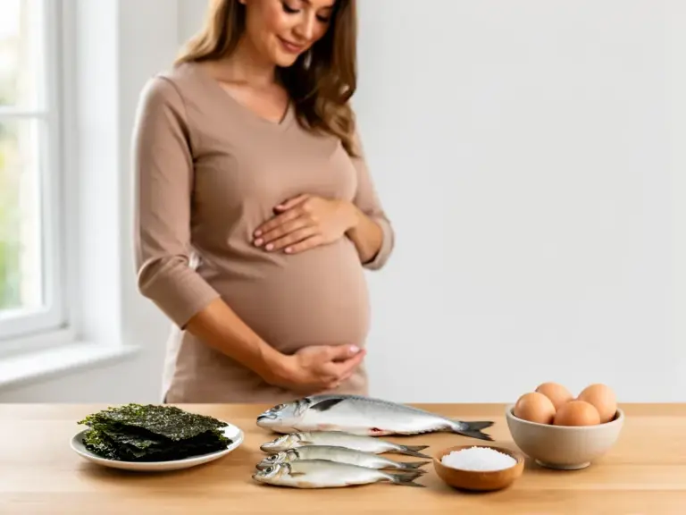 Jod während der Schwangerschaft fördert die gesunde Entwicklung von Mutter und Kind