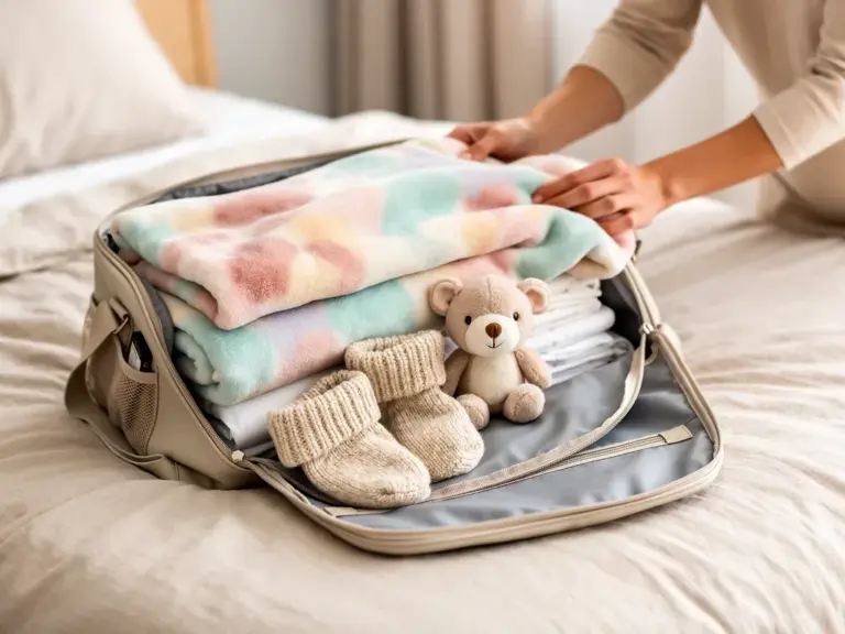 Checkliste für die Kliniktasche zur Geburt für werdende Eltern