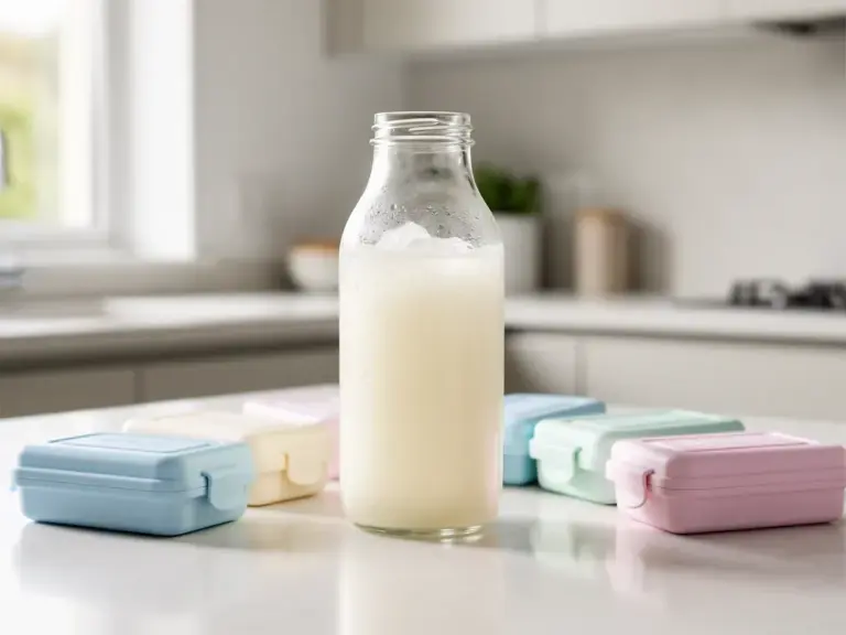 Illustration zum Thema Muttermilch einfrieren