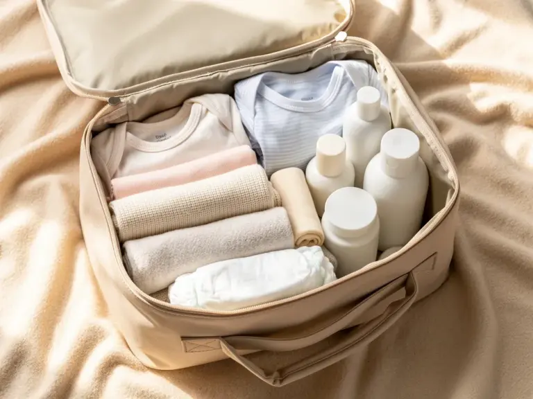 Die ultimative Packliste für die Kliniktasche deines Babys Packliste für die Kliniktasche deines Babys mit wichtigen Essentials und Tipps