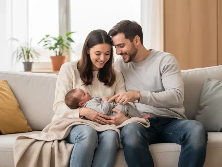 Wie der Partnerschaftsbonus Elterngeld flexible Familienzeit ermöglicht Elternpaar reduziert gemeinsam Arbeitszeit für flexible Familienzeit mit Partnerschaftsbonus Elterngeld