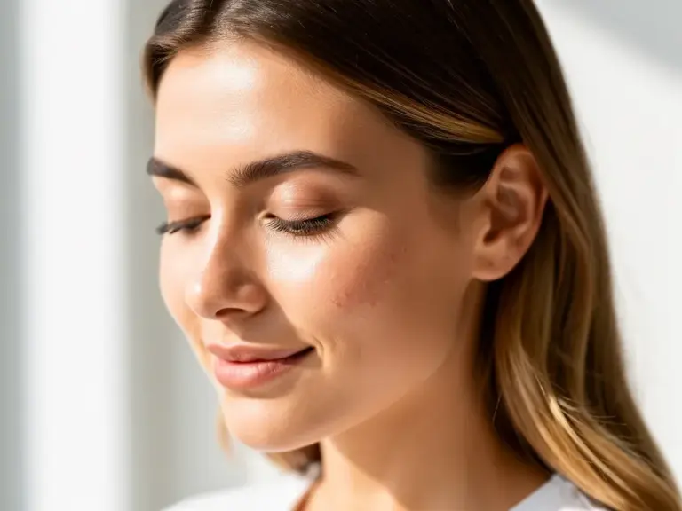 Schwangerschaftsakne wirkungsvoll behandeln für eine zarte Gesichtshaut Schwangere Frauen bei der sanften Behandlung von Schwangerschaftsakne für zarte Gesichtshaut