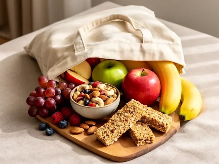 Energiegeladene Snacks für die Kliniktasche zur Unterstützung bei der Geburt