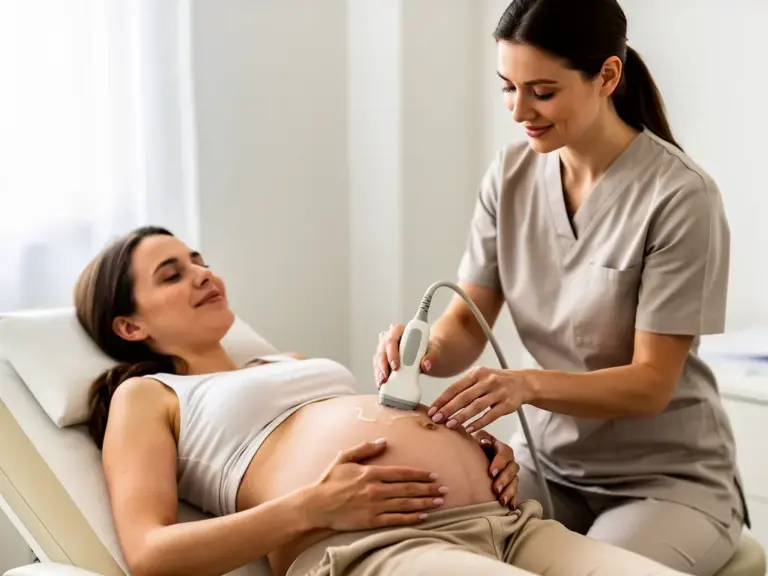 Wie Ultraschalluntersuchungen während der Schwangerschaft den Babystatus zeigen Ultraschalluntersuchungen während der Schwangerschaft zeigen den Entwicklungsstatus des Babys