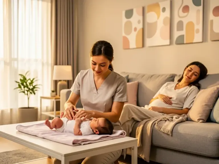 Nachsorge durch die Wochenbett-Hebamme: Weshalb sie unverzichtbar ist Nachsorge durch die Wochenbett-Hebamme zur Unterstützung von Mutter und Kind